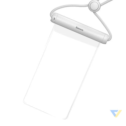 Baseus Cylinder Slide cover waterproof smartphone bag (white) Waterproof cases