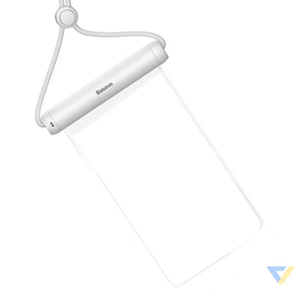 Baseus Cylinder Slide cover waterproof smartphone bag (white) Waterproof cases