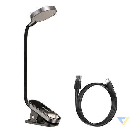 Baseus (DGRAD 0G) Comfort Reading Mini Clip Lamp (dark gray) Lighting