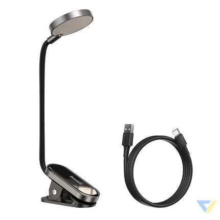 Baseus (DGRAD 0G) Comfort Reading Mini Clip Lamp (dark gray) Lighting