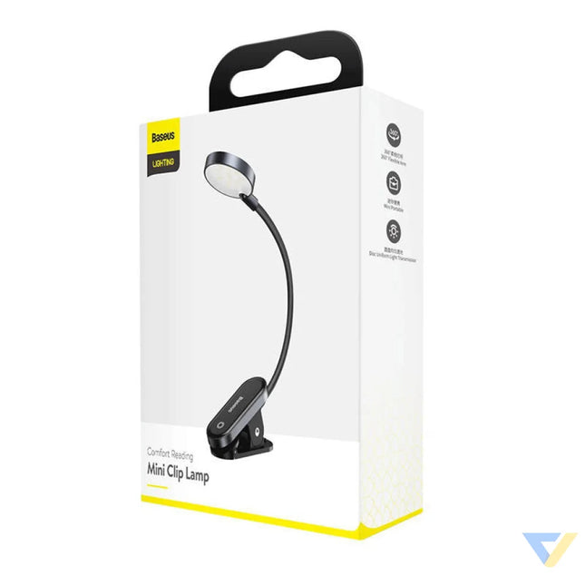 Baseus (DGRAD 0G) Comfort Reading Mini Clip Lamp (dark gray) Lighting