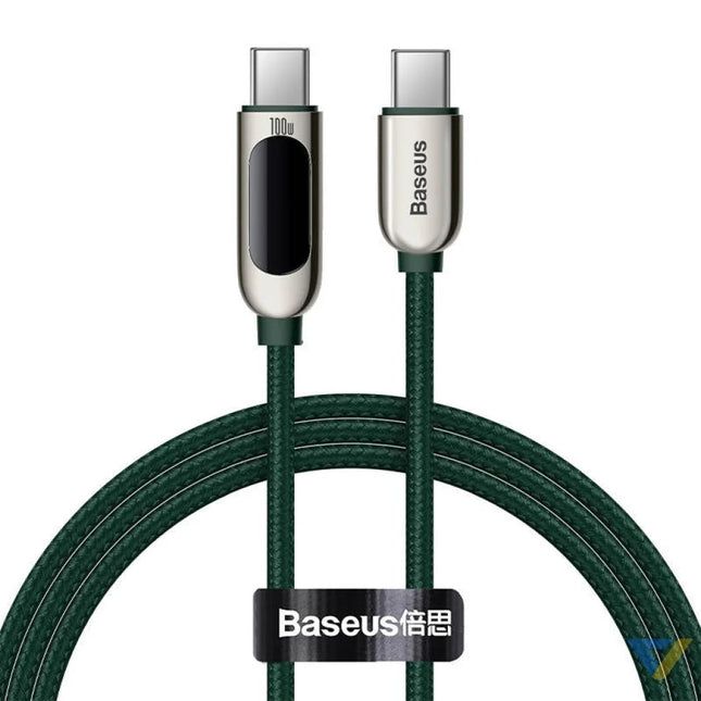 Baseus Display Cable USB C to USB C 100W 1m (green) USB C to USB C