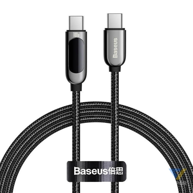 Baseus Display Cable USB C to Type C 100W 1m (black) USB C to USB C