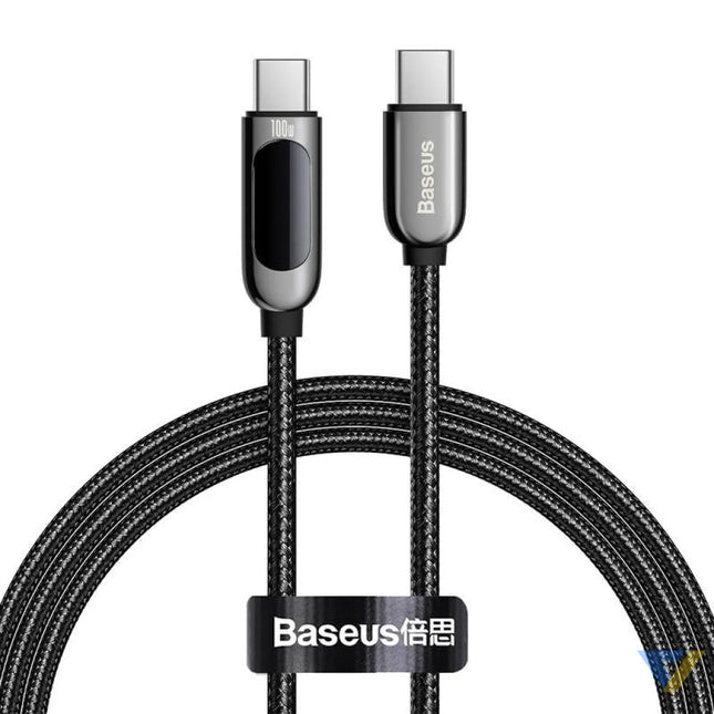 Baseus Display Cable USB C to Type C 100W 1m (black) USB C to USB C