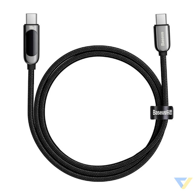 Baseus Display Cable USB C to Type C 100W 1m (black) USB C to USB C