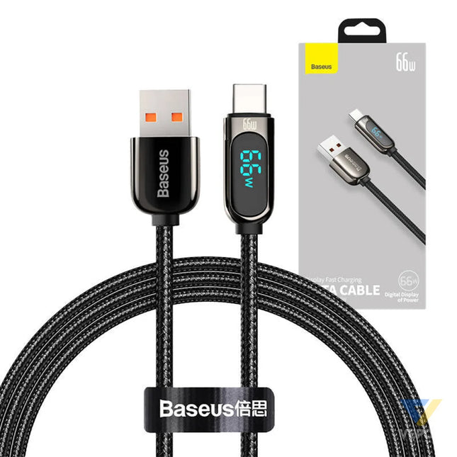 Baseus Display Cable USB to Type C 66W 1m (black) USB to USB C