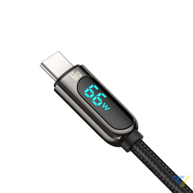 Baseus Display Cable USB to Type C 66W 1m (black) USB to USB C