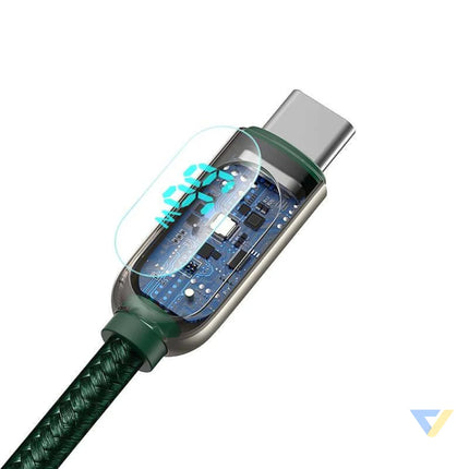 Baseus Display Cable USB to Type C 66W 1m (green) USB to USB C