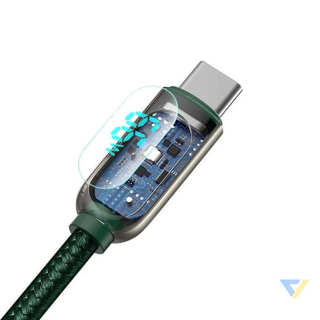Baseus Display Cable USB to Type C 66W 1m (green) USB to USB C
