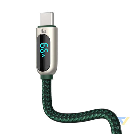 Baseus Display Cable USB to Type C 66W 1m (green) USB to USB C