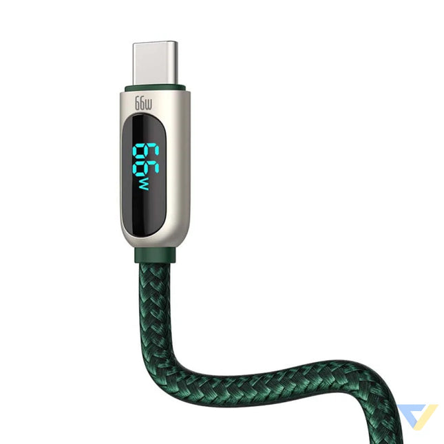 Baseus Display Cable USB to Type C 66W 1m (green) USB to USB C