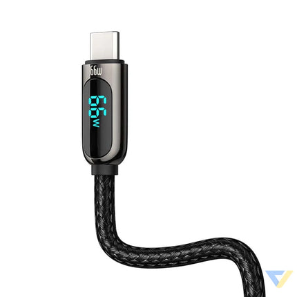 Baseus Display Cable USB to Type C 66W 2m (black) USB to USB C