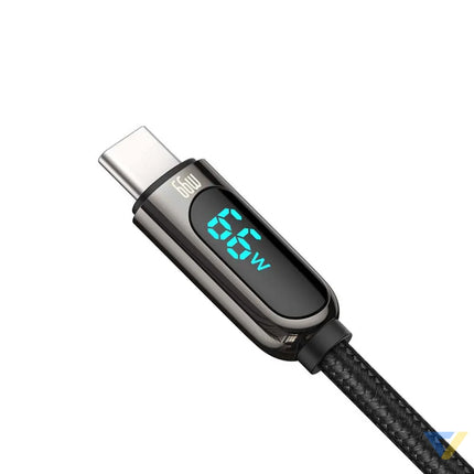 Baseus Display Cable USB to Type C 66W 2m (black) USB to USB C