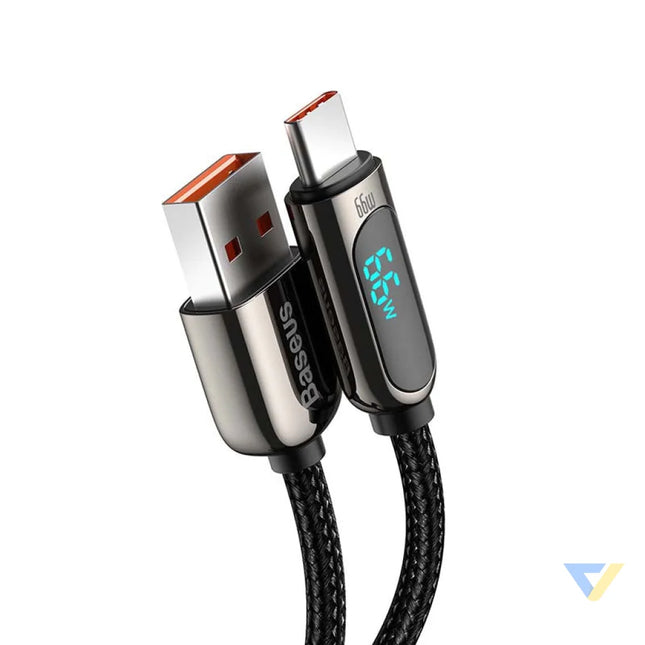 Baseus Display Cable USB to Type C 66W 2m (black) USB to USB C