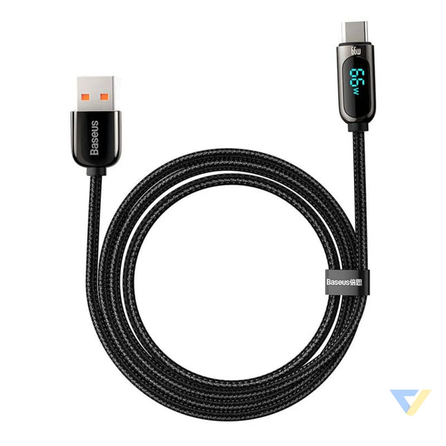 Baseus Display Cable USB to Type C 66W 2m (black) USB to USB C