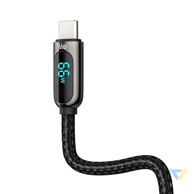 Baseus Display Cable USB to Type C 66W 2m (black) USB to USB C
