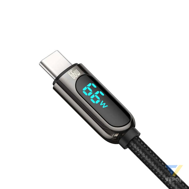 Baseus Display Cable USB to Type C 66W 2m (black) USB to USB C