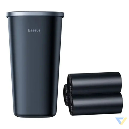Baseus Dust free Vehicle mounted Trash Can（Trash Bag 3 roll/90）Black Storage