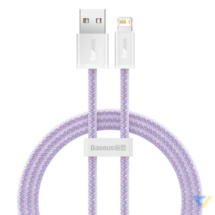Baseus Dynamic cable USB to Lightning 2.4A 1m (purple) USB to Lightning