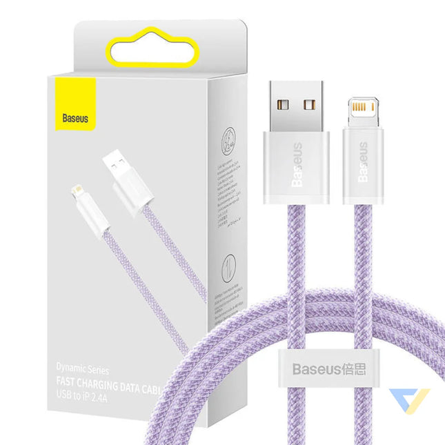 Baseus Dynamic cable USB to Lightning 2.4A 1m (purple) USB to Lightning