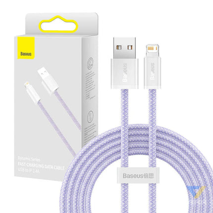 Baseus Dynamic cable USB to Lightning 2.4A 2m (Purple) USB to Lightning
