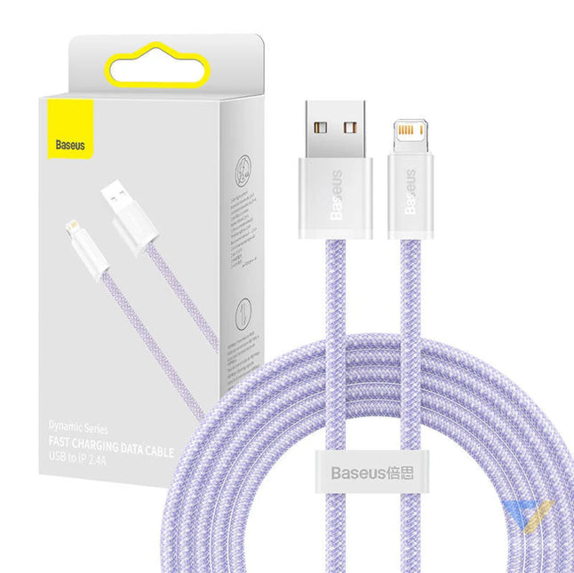 Baseus Dynamic cable USB to Lightning 2.4A 2m (Purple) USB to Lightning