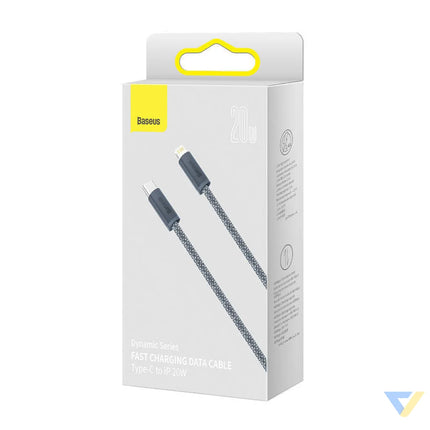 Baseus Dynamic Series cable USB C to Lightning 20W 1m (gray) USB C to Lightning