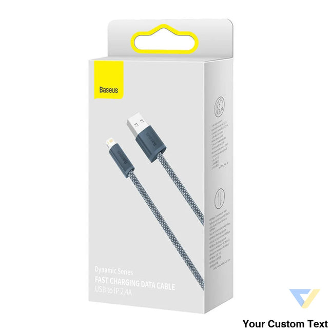 Baseus Dynamic Series cable USB to Lightning 2.4A 2m (gray) USB to Lightning