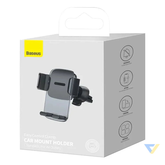 Baseus Easy Control Clamp car holder for grid (black) Phone holders