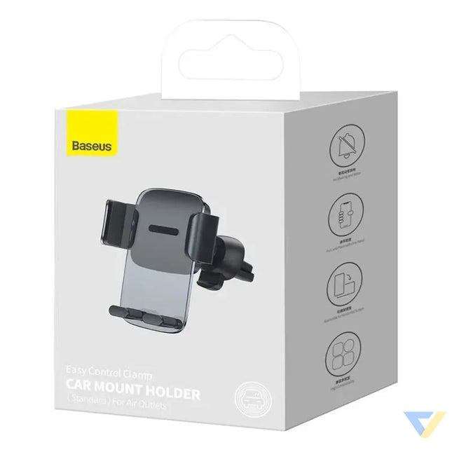 Baseus Easy Control Clamp car holder for grid (black) Phone holders