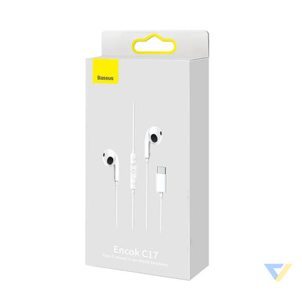 Baseus Encok C17 Earphones (white) Wired
