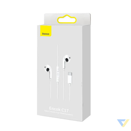 Baseus Encok C17 Earphones (white) Wired