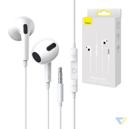 Baseus Encok H17 Earphones (white) Wired