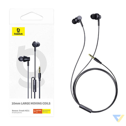 Baseus Encok HZ11 headphones black Wired