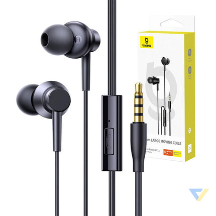 Baseus Encok HZ11 headphones black Wired