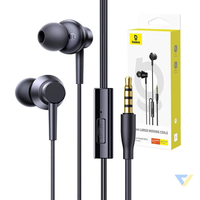 Baseus Encok HZ11 headphones black Wired