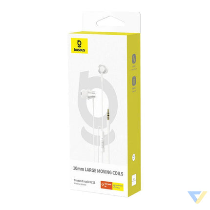 Baseus Encok HZ11 headphones white Wired