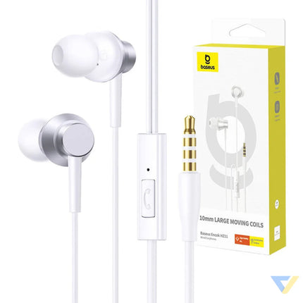 Baseus Encok HZ11 headphones white Wired