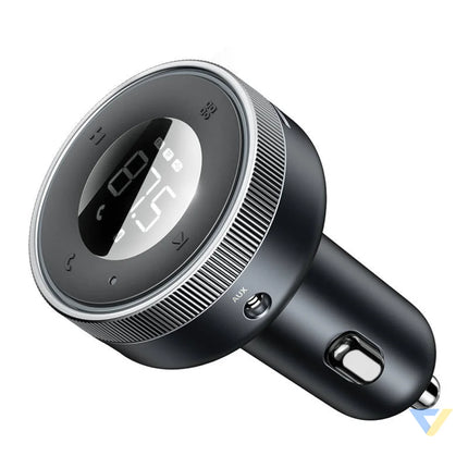Baseus Enjoy Car Wireless MP3 Charger Bluetooth 5.0 microSD AUX (black) Car transmitters