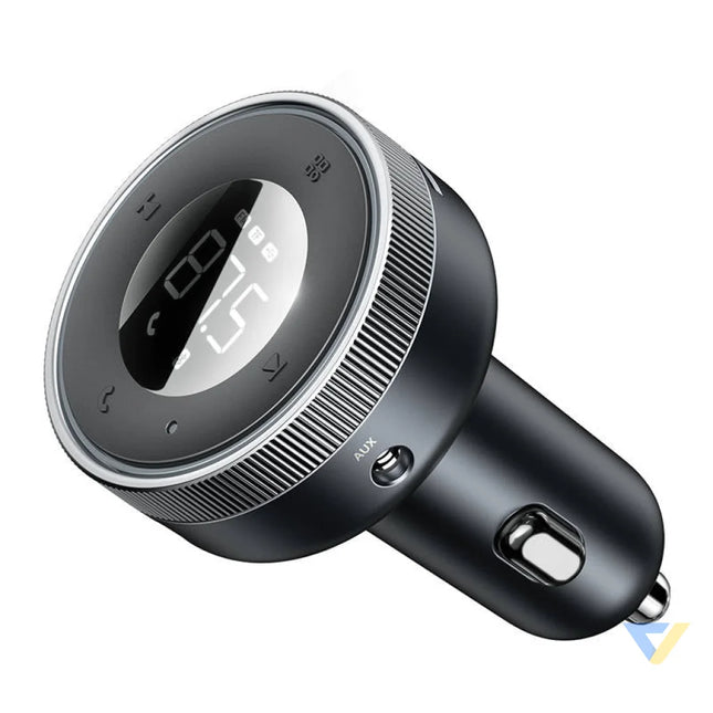 Baseus Enjoy Car Wireless MP3 Charger Bluetooth 5.0 microSD AUX (black) Car transmitters