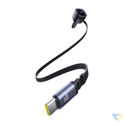 Baseus Enjoyment Max car charger with USB C + USB C cables and USB A + USB C ports 90W Black Car chargers