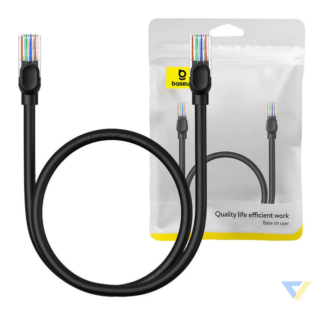 Baseus Ethernet CAT5 0,5m network cable (black) Network cables