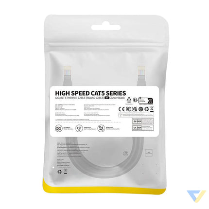 Baseus Ethernet CAT5 2m network cable (black) Network cables