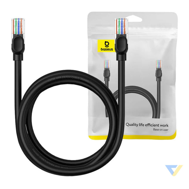 Baseus Ethernet CAT5 2m network cable (black) Network cables