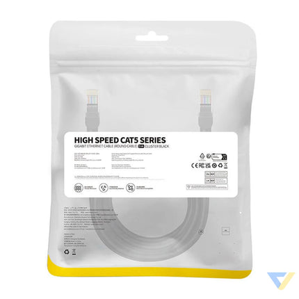 Baseus Ethernet CAT5 5m network cable (black) Network cables