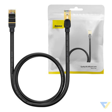 Baseus Ethernet RJ45 10Gbps 1m network cable (black) Network cables