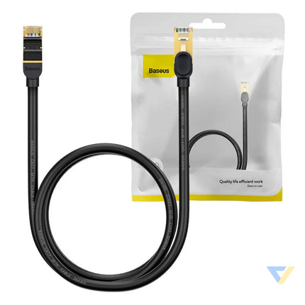 Baseus Ethernet RJ45 10Gbps 1m network cable (black) Network cables