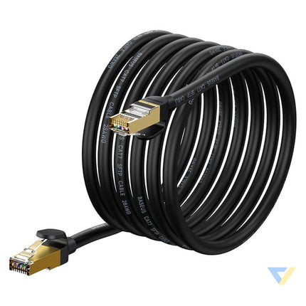 Baseus Ethernet RJ45 10Gbps 5m network cable (black) Network cables