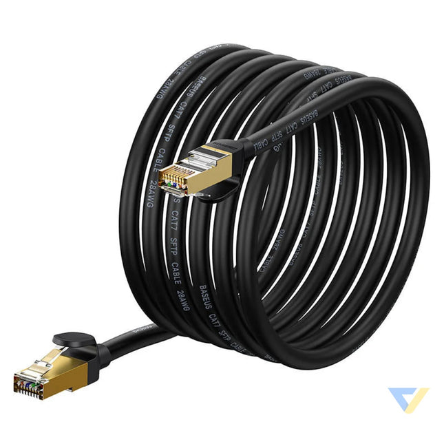 Baseus Ethernet RJ45 10Gbps 5m network cable (black) Network cables