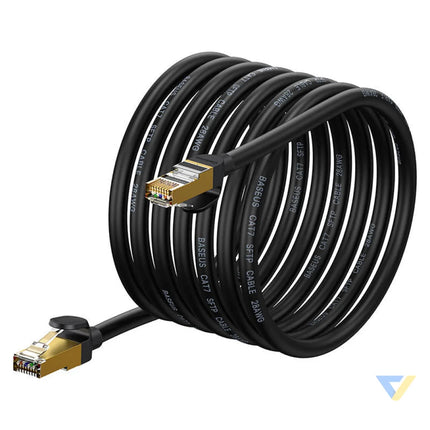 Baseus Ethernet RJ45 10Gbps 8m network cable (black) Network cables